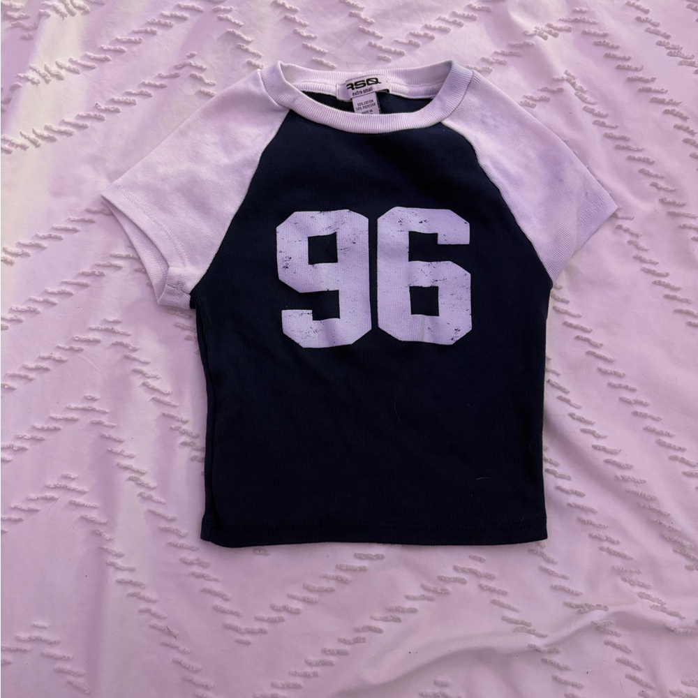jersey number mini tee